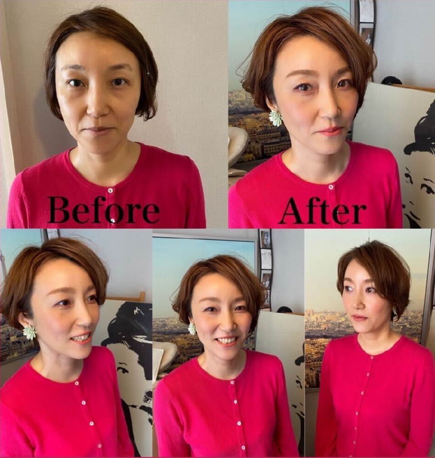 メイクレッスンBefore After2